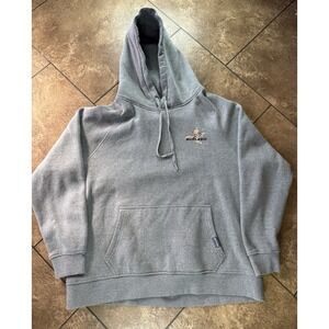 Burlebo Pintail Diving Duck Heather Grey Hoodie W/ Camouflage Logo